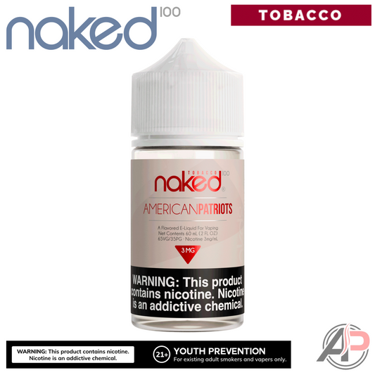 Naked 100 American Patriot E-Liquid 60mL