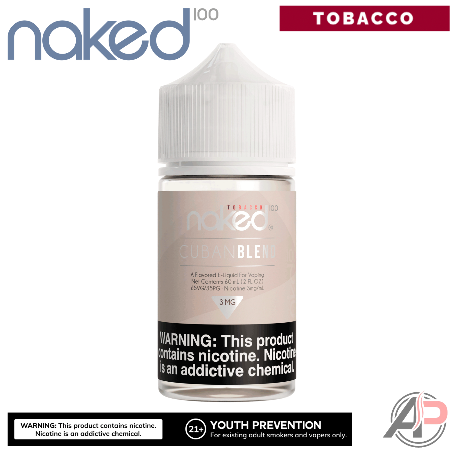 Cuban Blend E-Liquid (60ml) Flavor By Naked 100 Vape Juice Apvs Cuban Blend E-Liquid (60ml) Flavor By Naked 100 Vape Juice Apvs