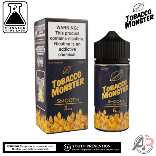 Smooth Tobacco E-Liquid By Tobacco Monster Vape Labs 100mL