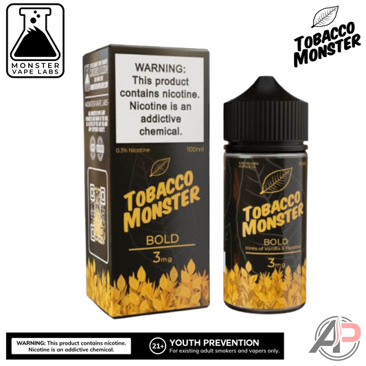 Bold Tobacco E-Liquid By Tobacco Monster Vape Labs 100mL