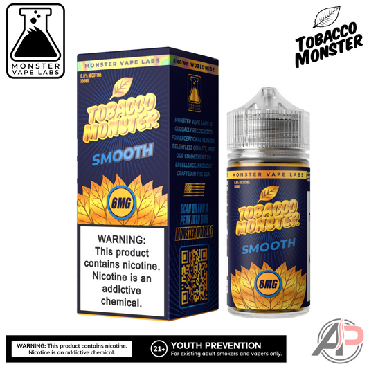 Smooth Tobacco E-Liquid By Tobacco Monster Vape Labs 100mL