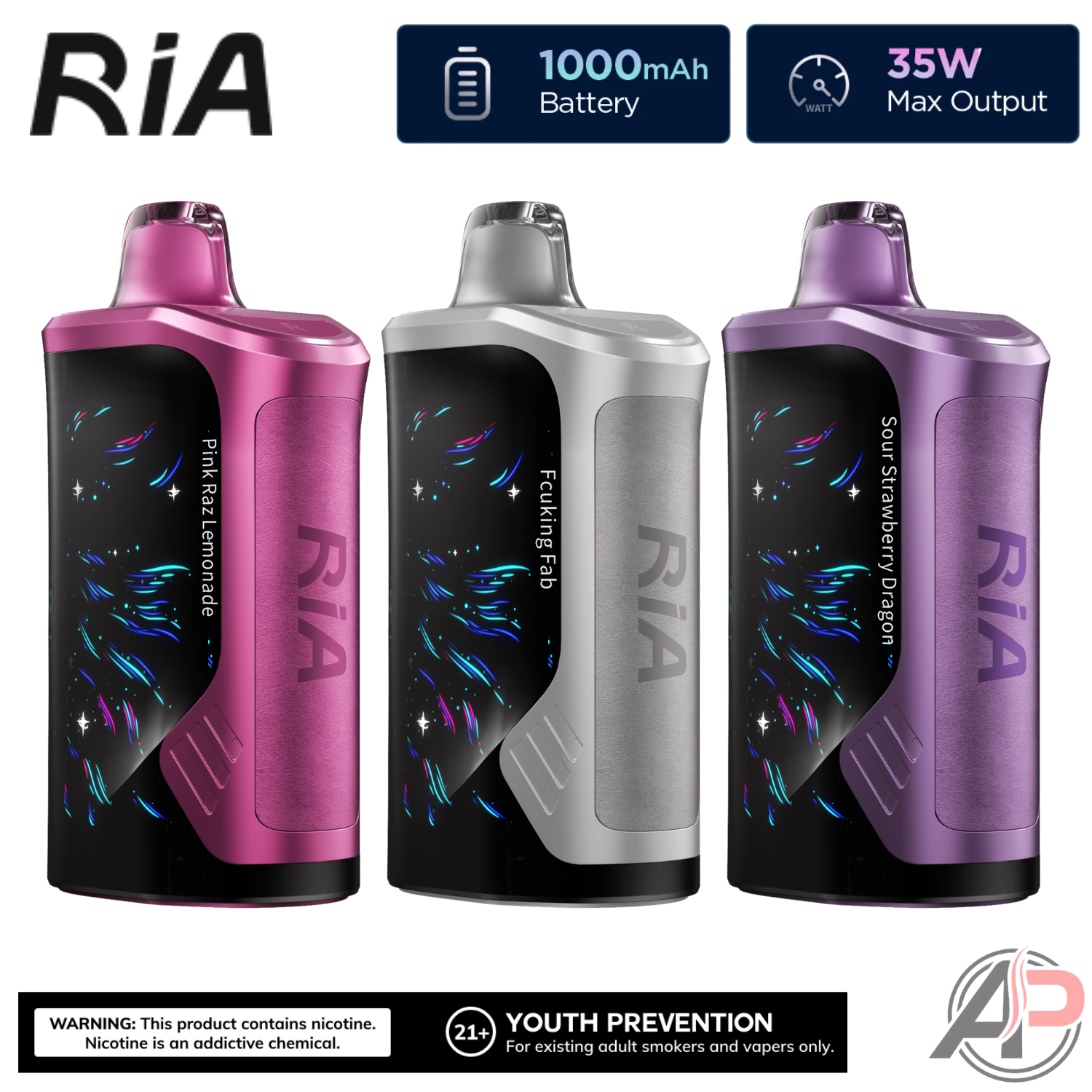 Ria NV30k Puffs Disposable Vape Device – Apvs