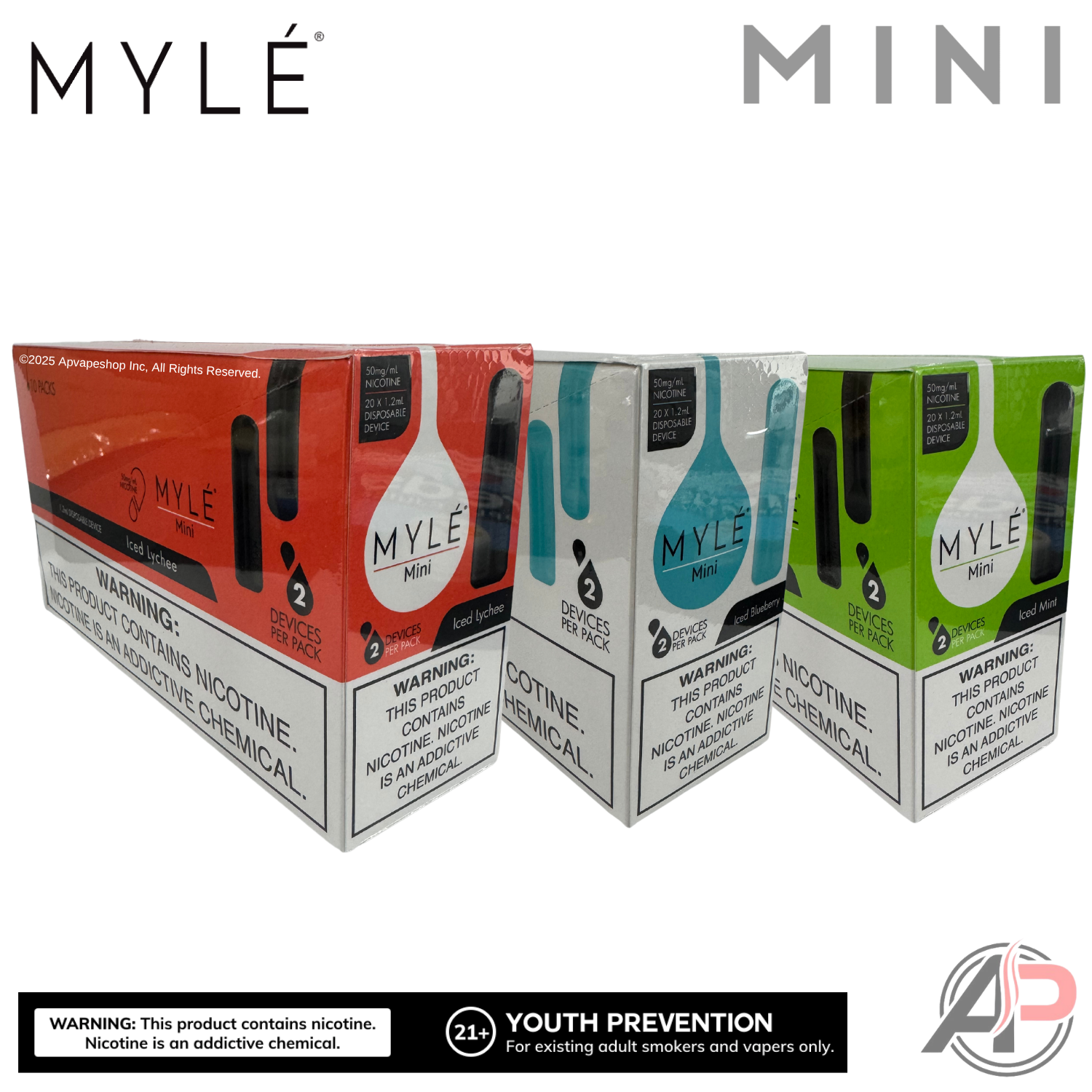 MYLE Mini Wholesale Disposable Vape All Flavors – Apvs