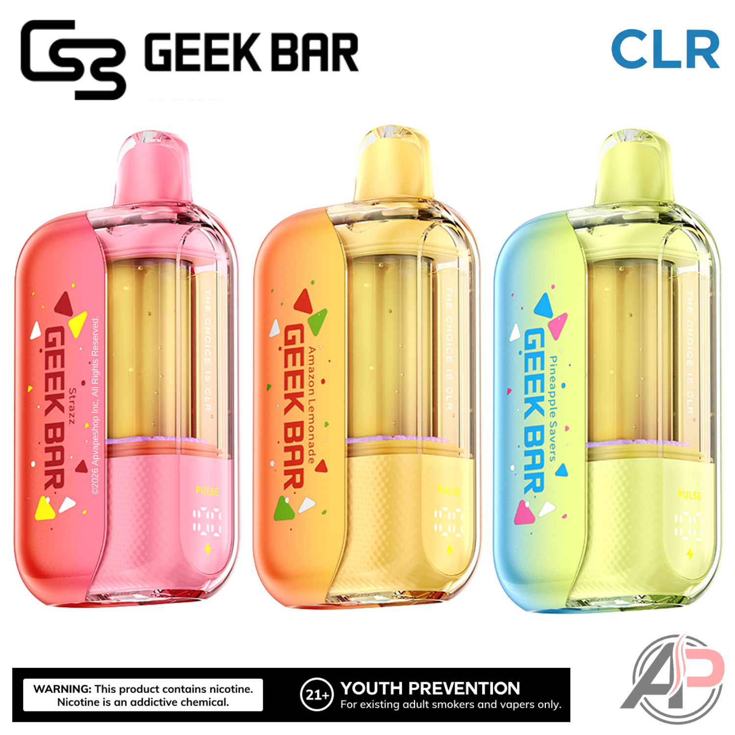 Geek Bar CLR 50,000 Puffs Disposable Vape Device – Apvs