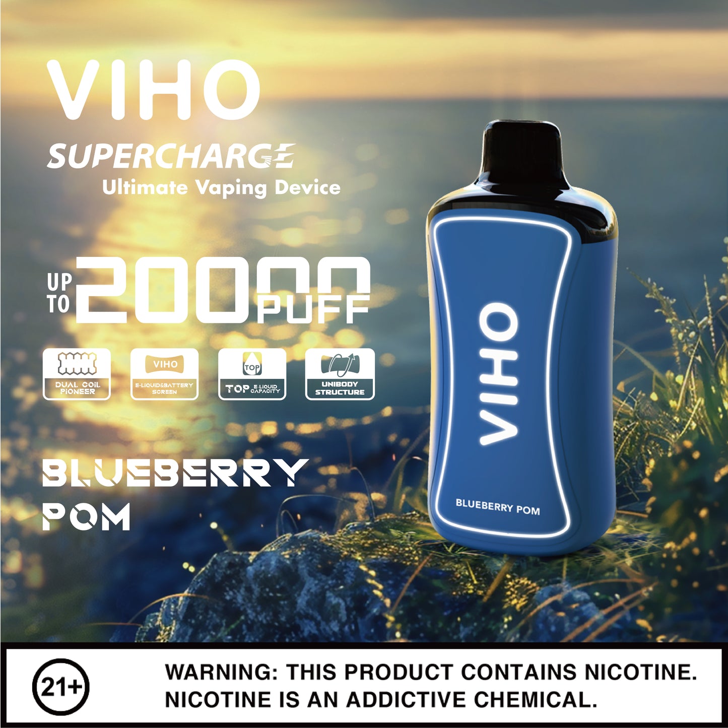 Viho Supercharge 20000 Puffs Disposable Vape Device