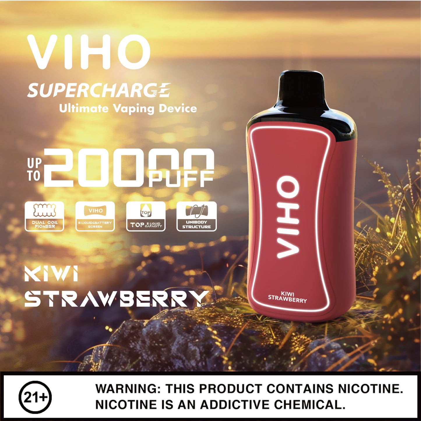 Viho Supercharge 20000 Puffs Disposable Vape Device