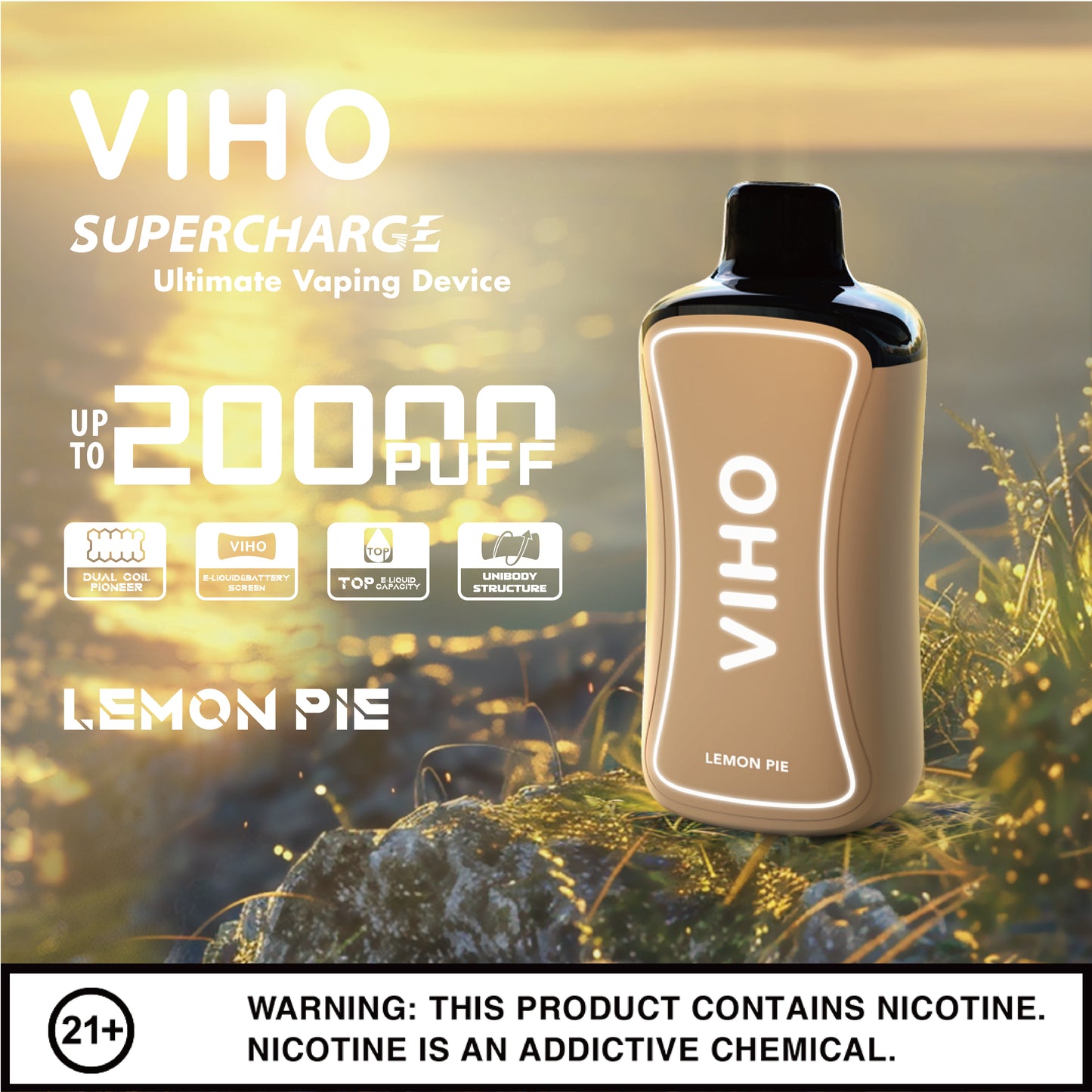 Viho Supercharge 20000 Puffs Disposable Vape Device