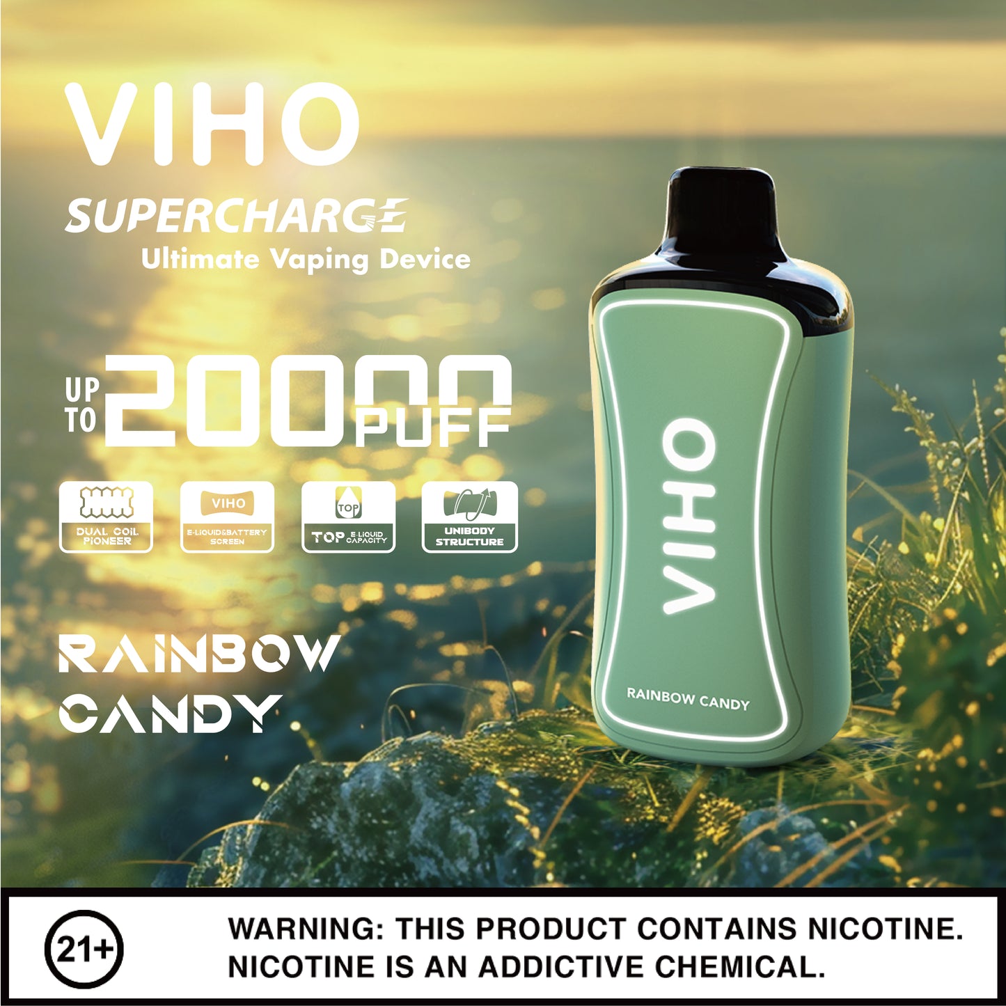 Viho Supercharge 20000 Puffs Disposable Vape Device