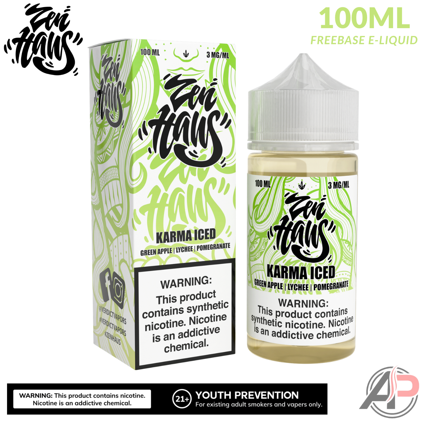 Zen Haus Karma Iced E-Liquid 100mL