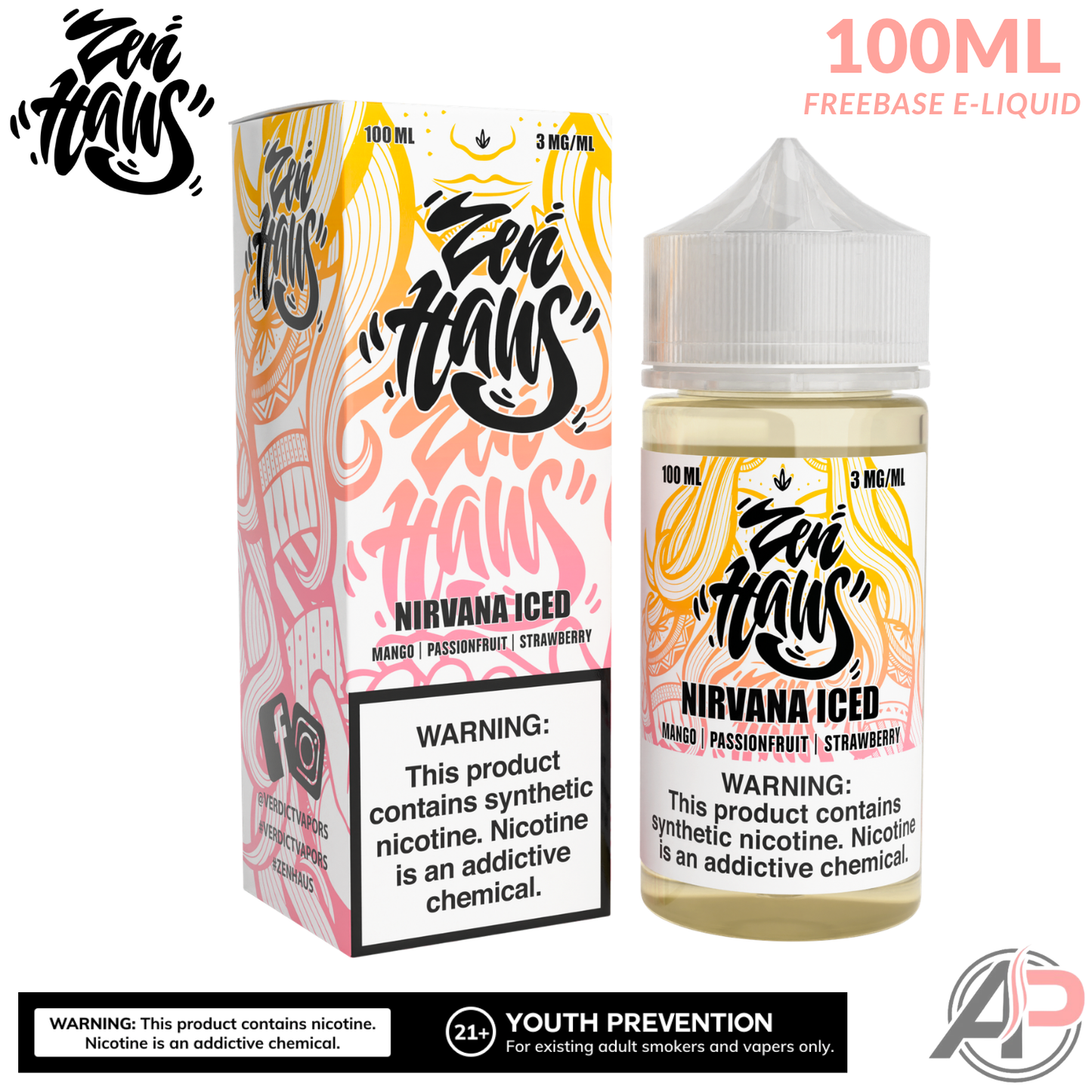 Zen Haus Nirvana Iced E-Liquid 100mL