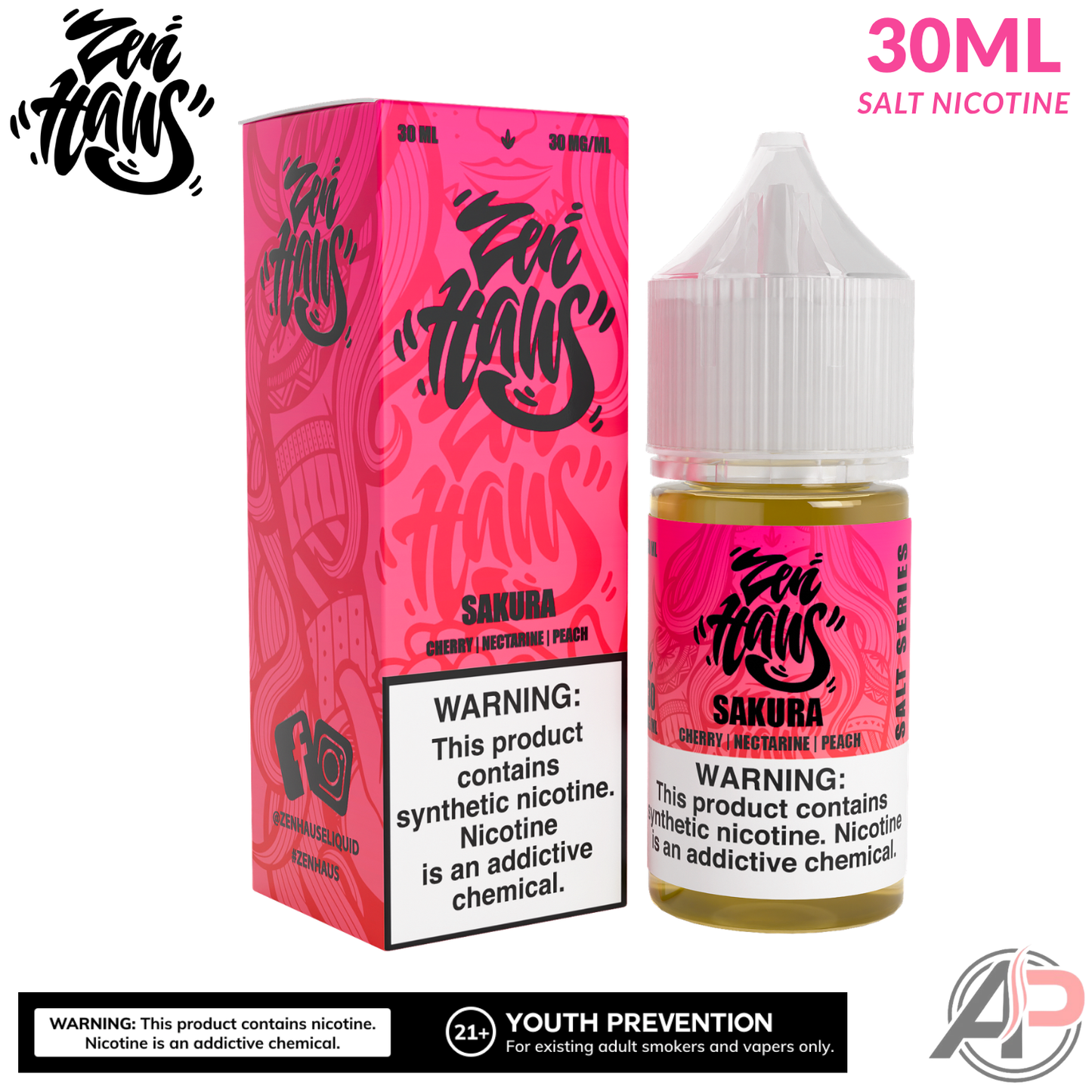 Zen Haus Sakura Salt Nicotine 30mL