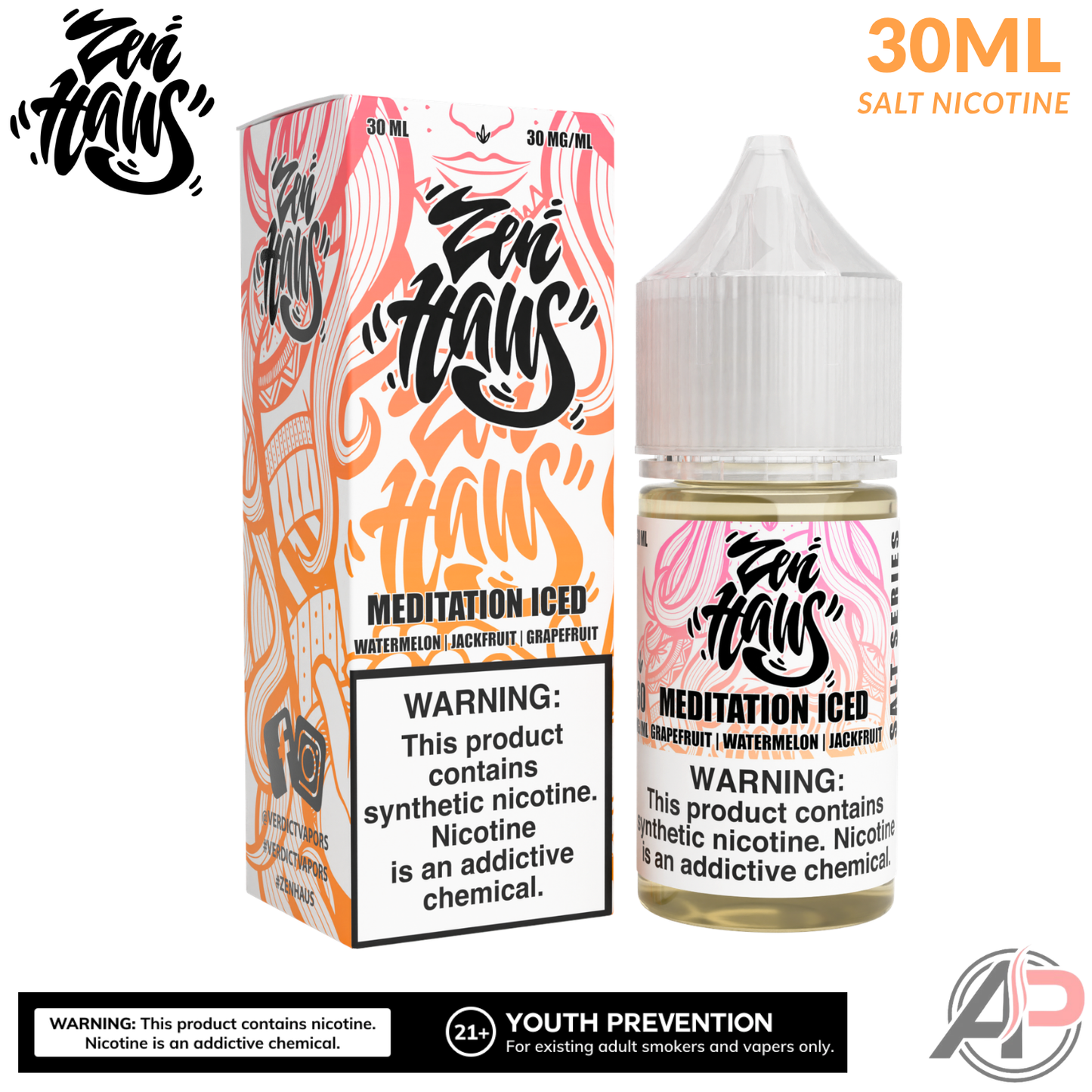 Zen Haus Meditation Iced Salt Nicotine 30mL