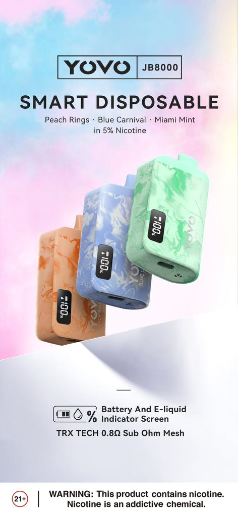 Yovo JB8000 Disposable Vape Device