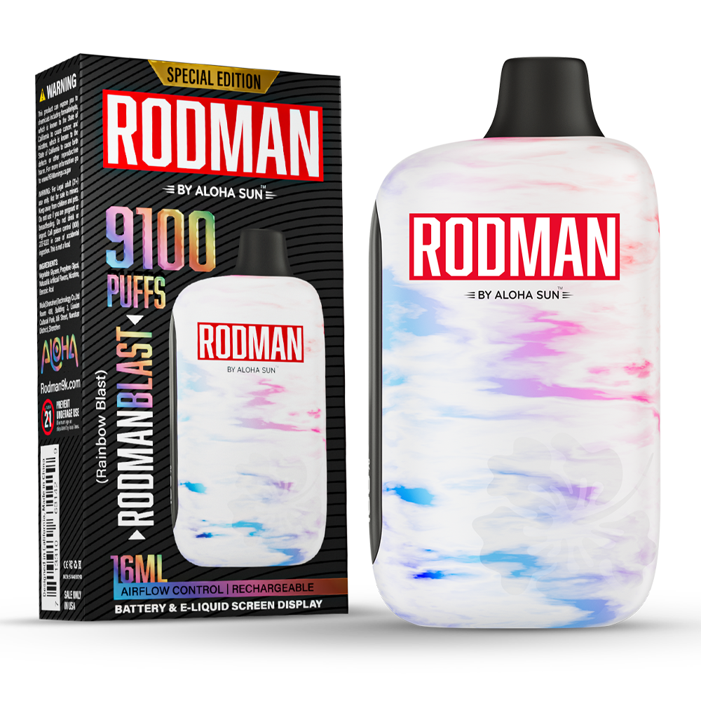 Aloha Sun Rodman 9100 Puffs Disposable Vape Device