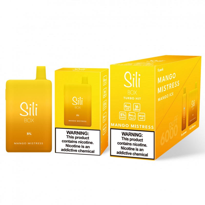 Sili Box Turbo Hit 6000 Puffs Disposable Vape Device