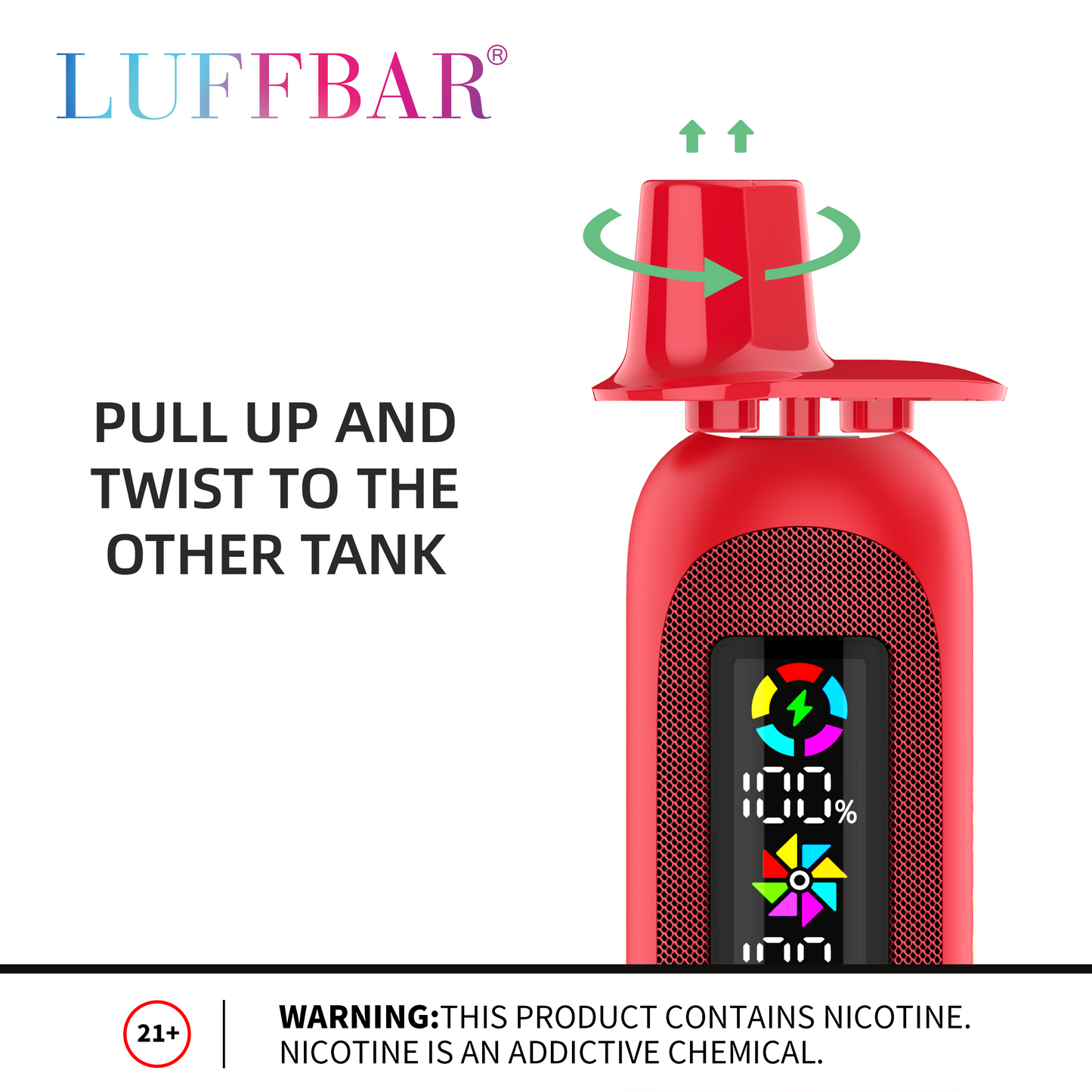 LuffBar Dually 20000 Puffs Disposable Vape Device