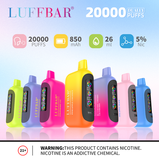 LuffBar Dually 20000 Puffs Disposable Vape Device