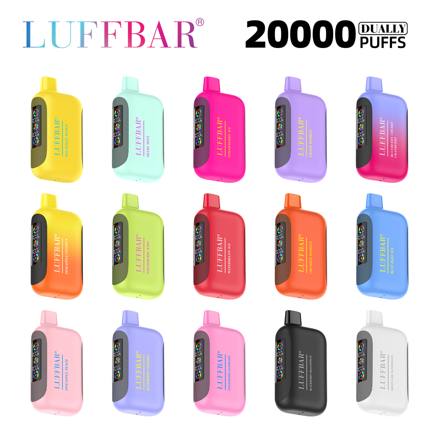 LuffBar Dually 20000 Puffs Disposable Vape Device