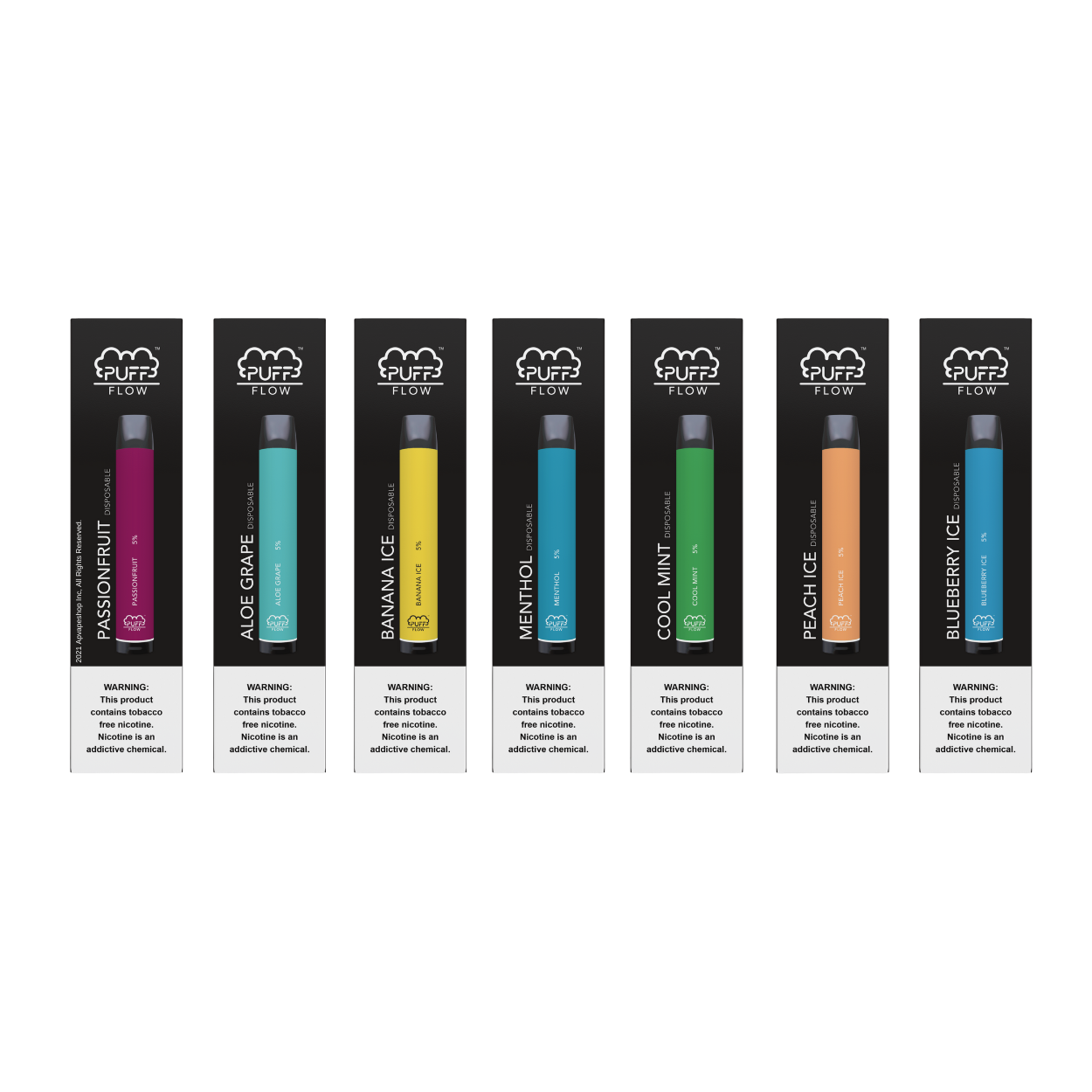 Puff Flow 1800 Puffs Disposable Vape Device