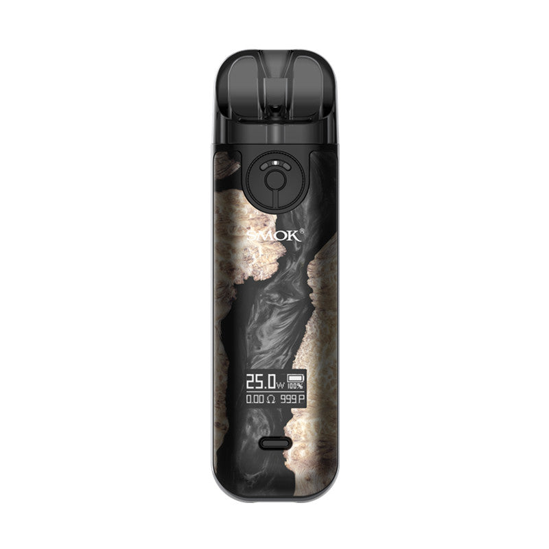 Smok Novo 4 25w Pod System Starter Kit Black Stabilizing Wood