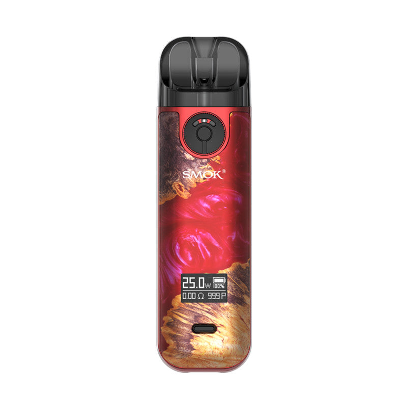 Smok Novo 4 25w Pod System Starter Kit Red Stabilizing Wood