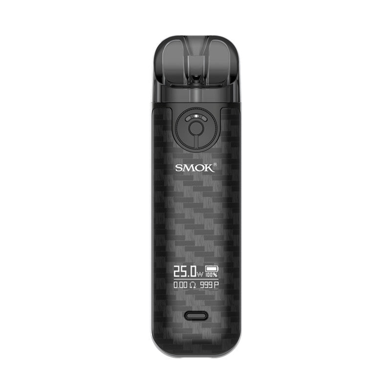 Smok Novo 4 25w Pod System Starter Kit Black Carbon Fiber