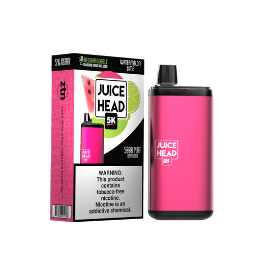 Juice Head 5000 Puffs Disposable Vape Device Watermelon Lime