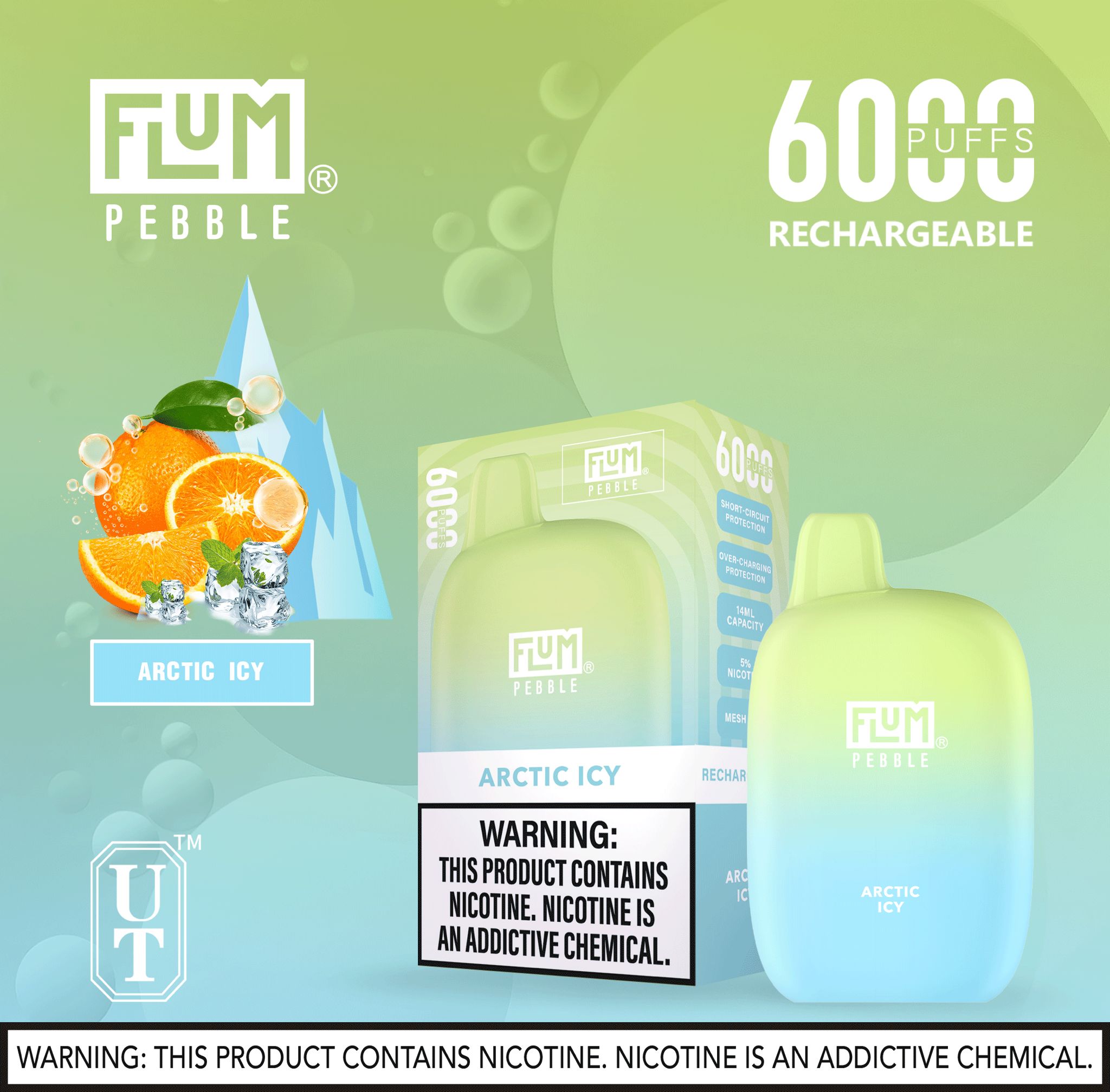 Flum Pebble Vape 6000 Puffs Best Flavors – Apvs