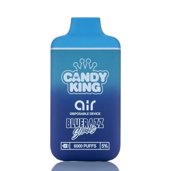 Candy King Air 6000 Puff Disposable Vape Blue Razz Straw