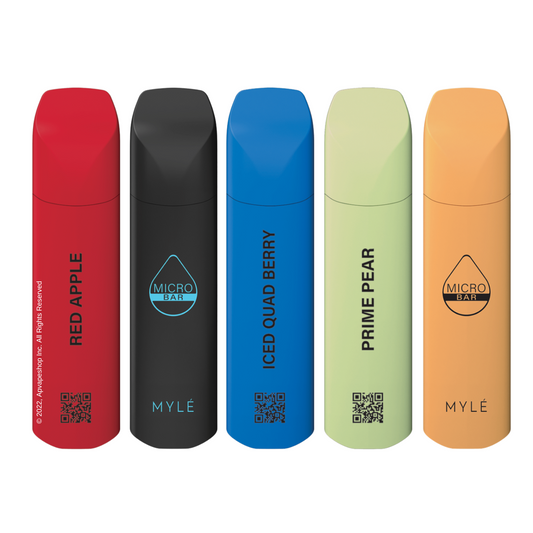 MYLE MICRO BAR 1500 PUFFS DISPOSABLE VAPE DEVICE