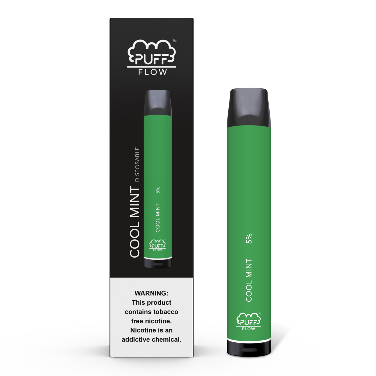 Puff Flow 1800 Puffs Disposable Vape Device Cool mint