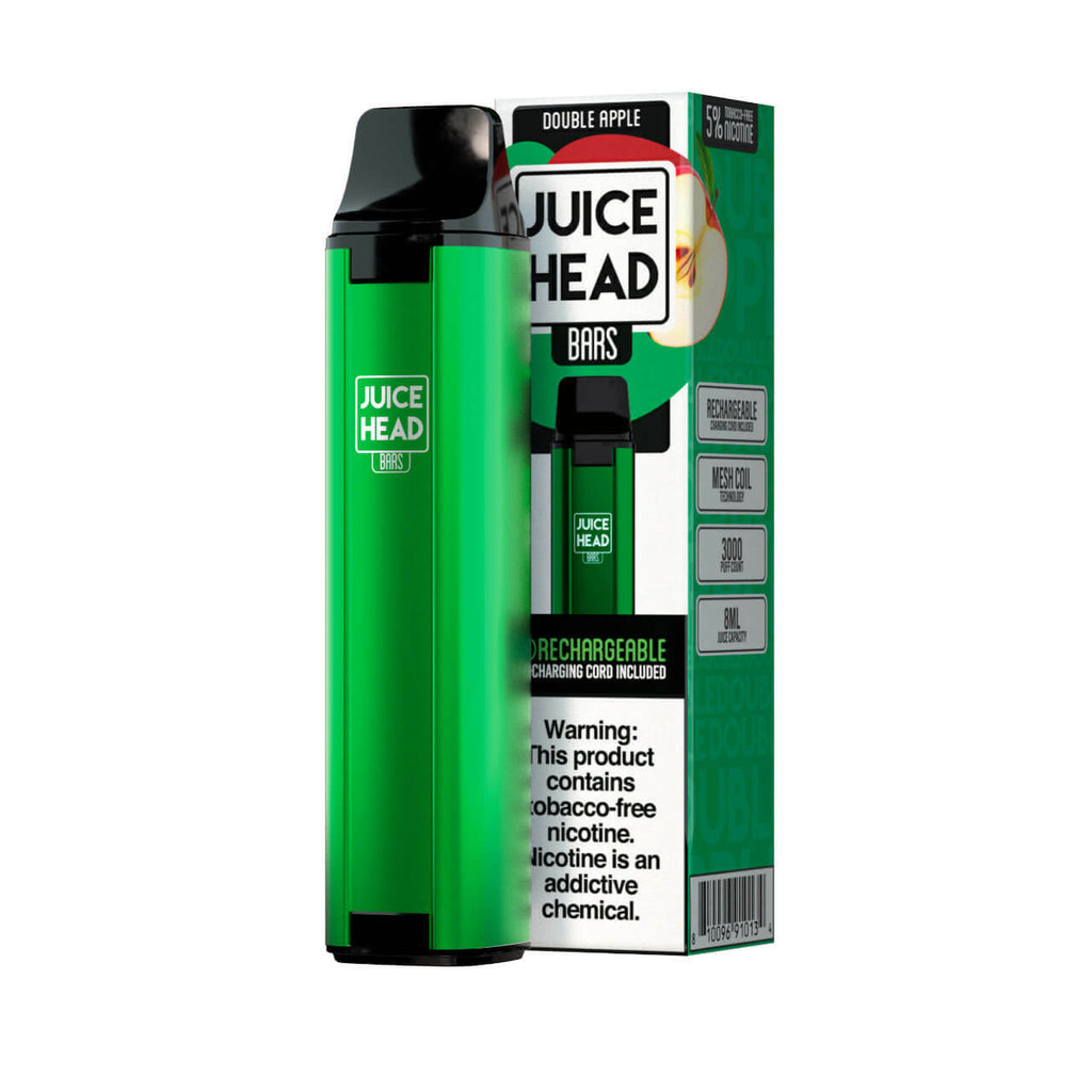 Juice Head Bars 3000 Puffs Disposable Vape Double Apple