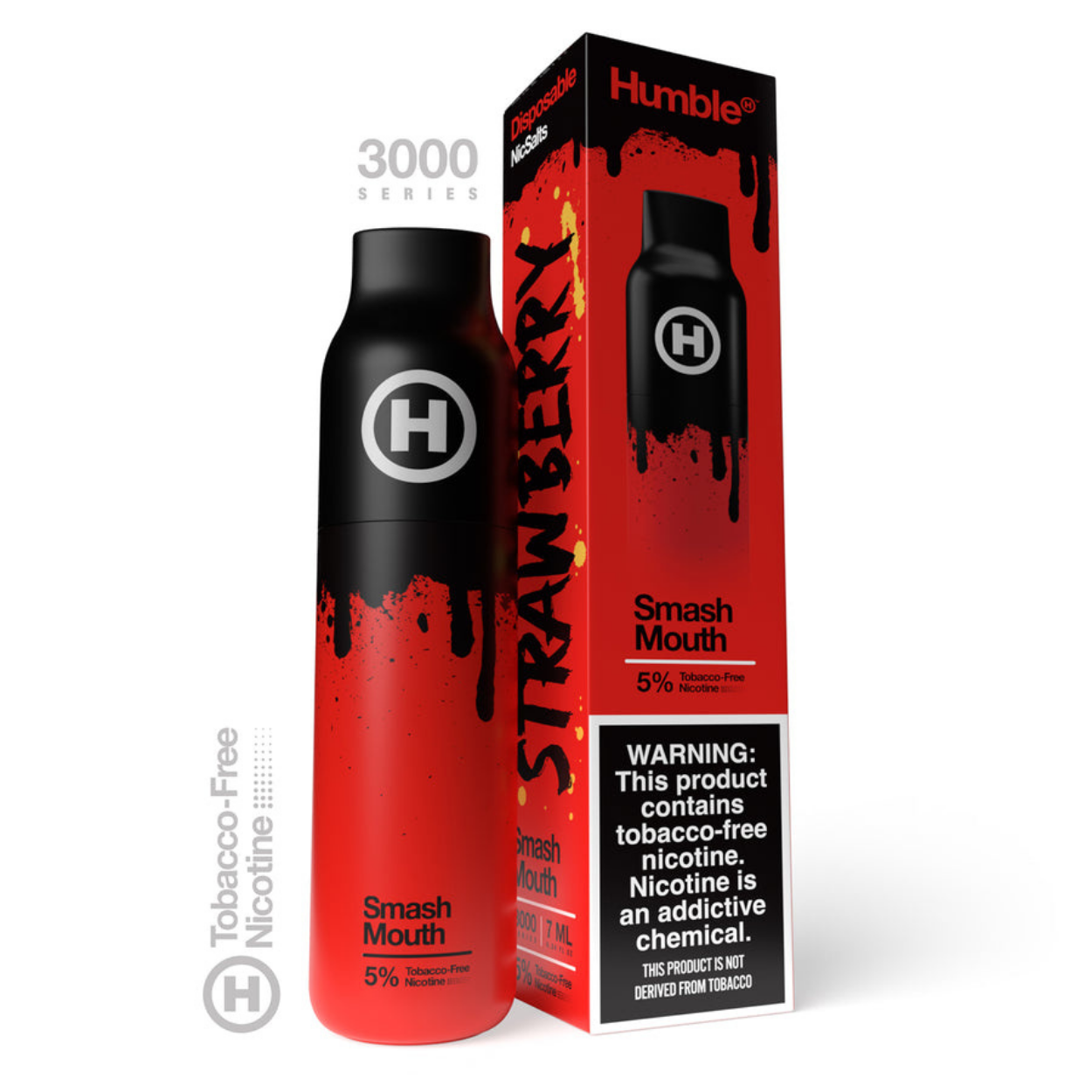 Humble 3000 Puffs Disposable Vape Smash Mouth