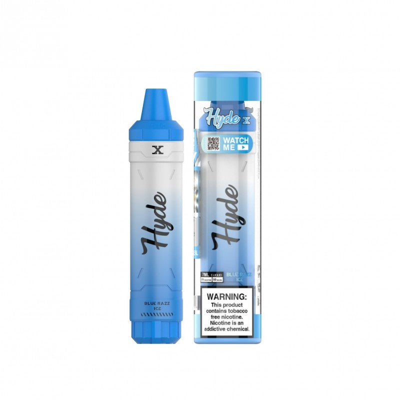 Hyde X 3000 Puffs Disposable Vape Device Blue Razz Ice