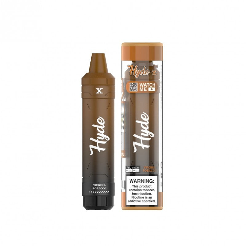 Hyde X 3000 Puffs Disposable Vape Device Virginia Tobacco