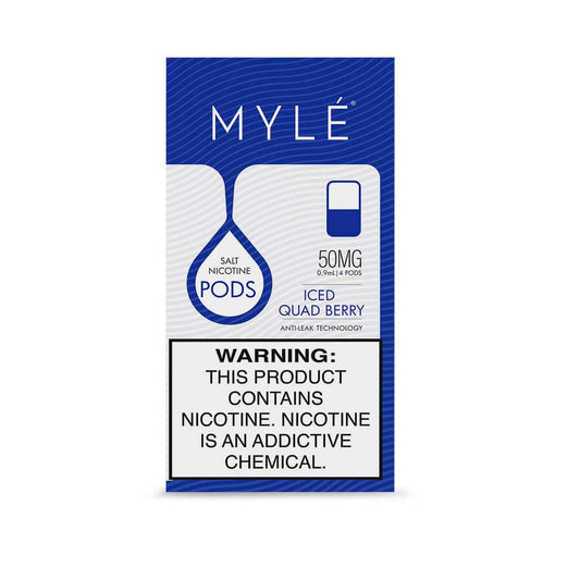 MYLE V4 Replacement Pods – 1 Pack of 4 Pods