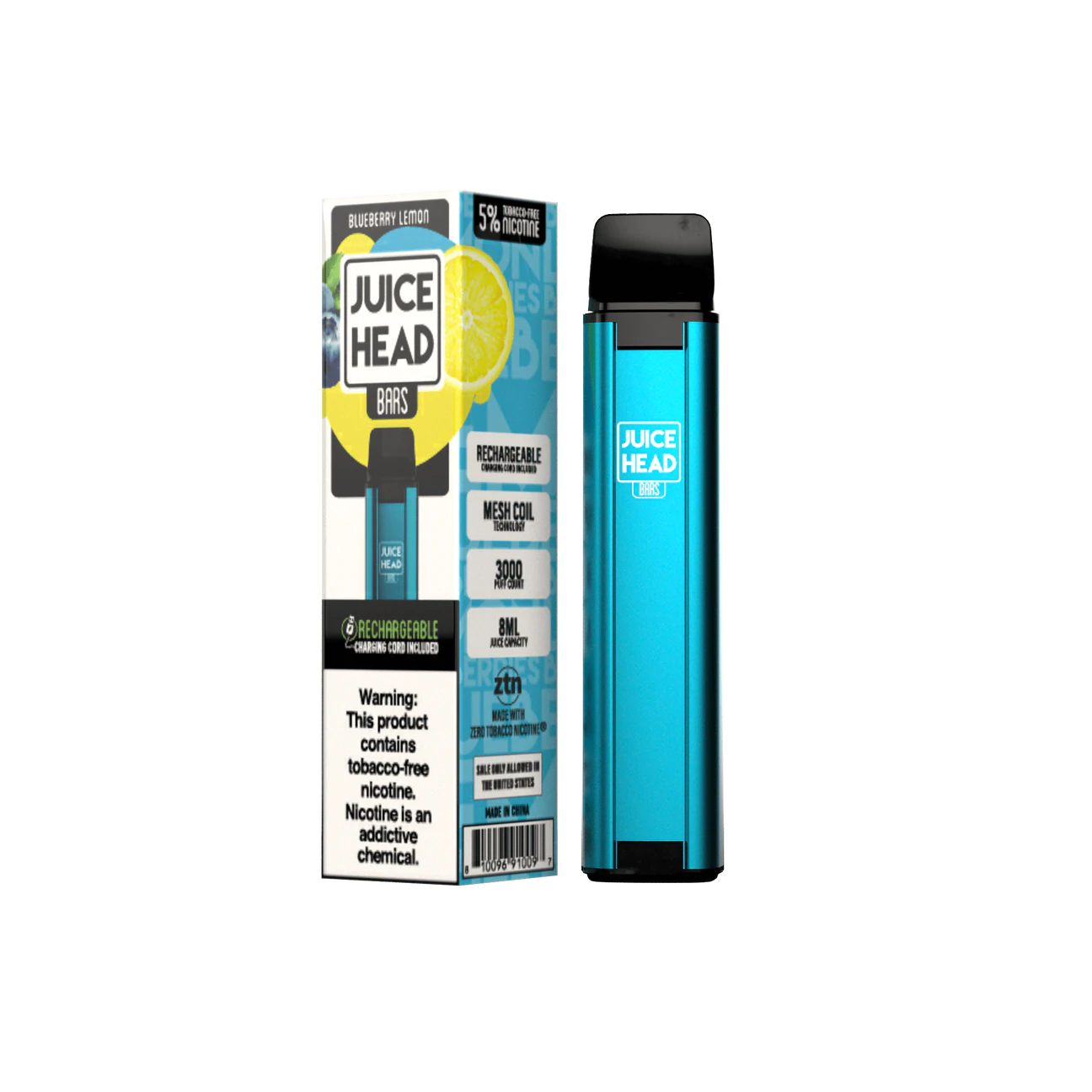 Juice Head Bars 3000 Puffs Disposable Vape