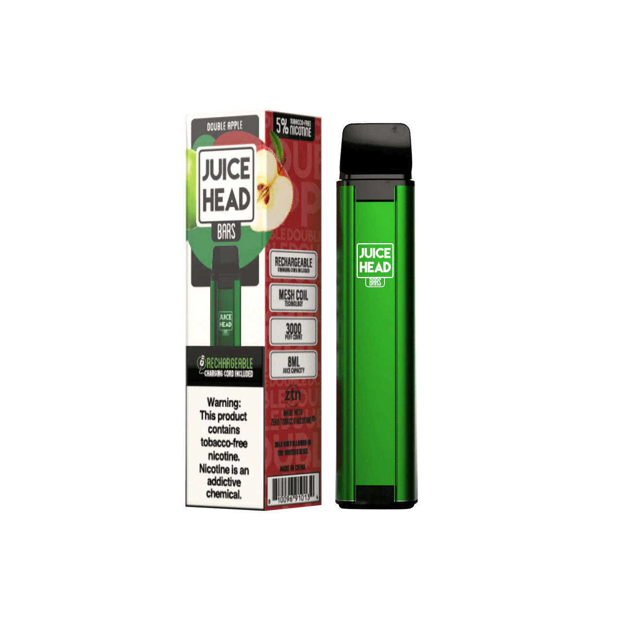 Juice Head Bars 3000 Puffs Disposable Vape