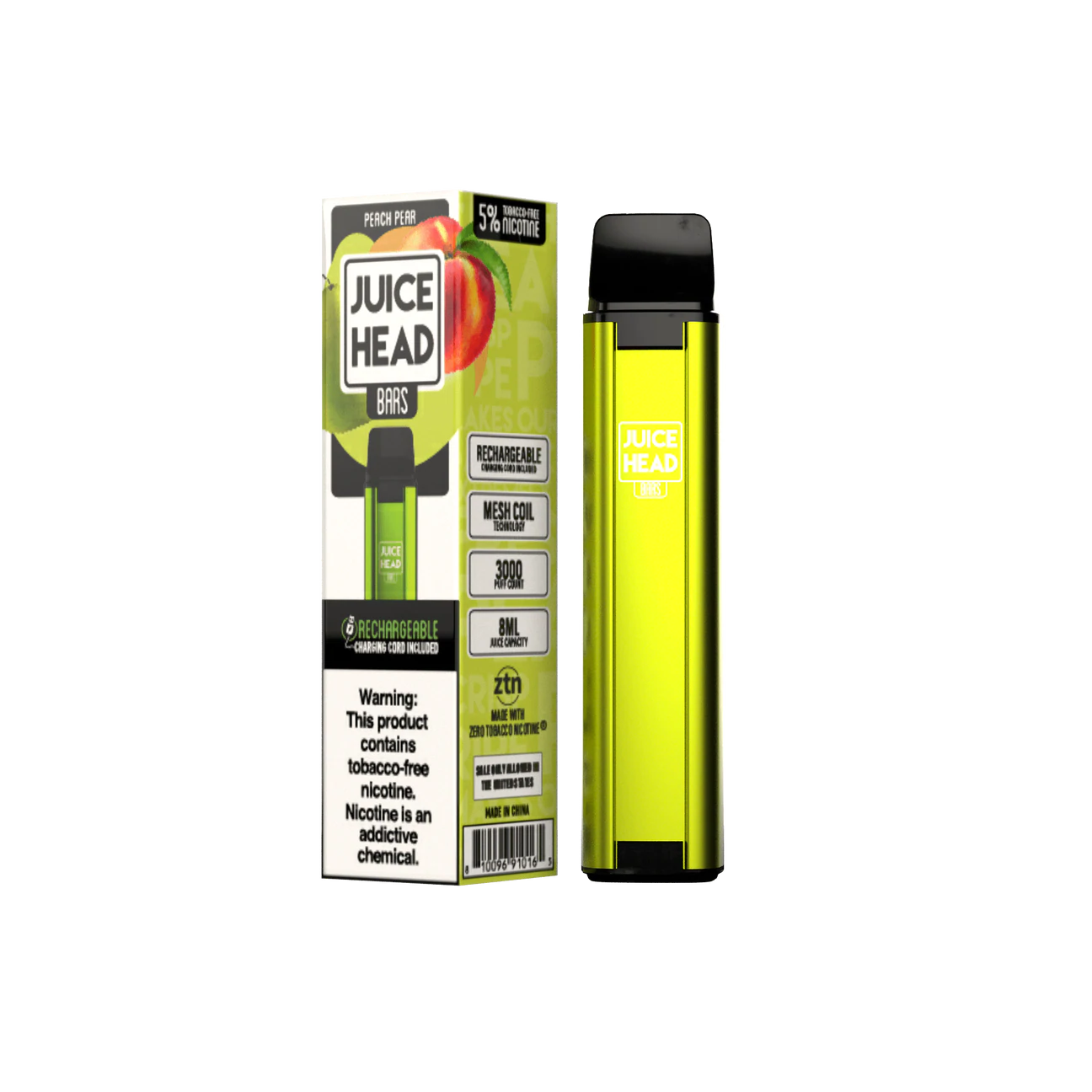 Juice Head Bars 3000 Puffs Disposable Vape