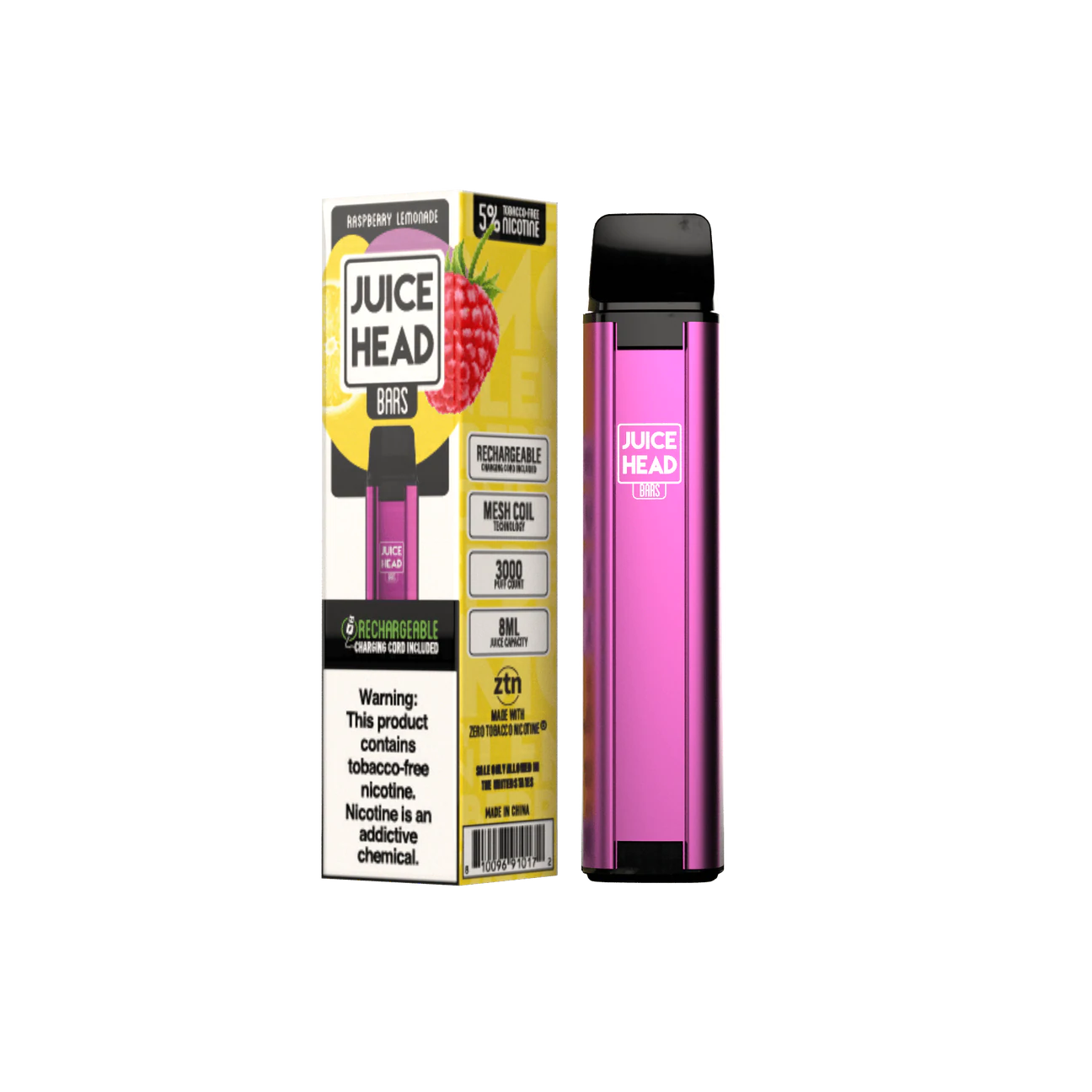 Juice Head Bars 3000 Puffs Disposable Vape