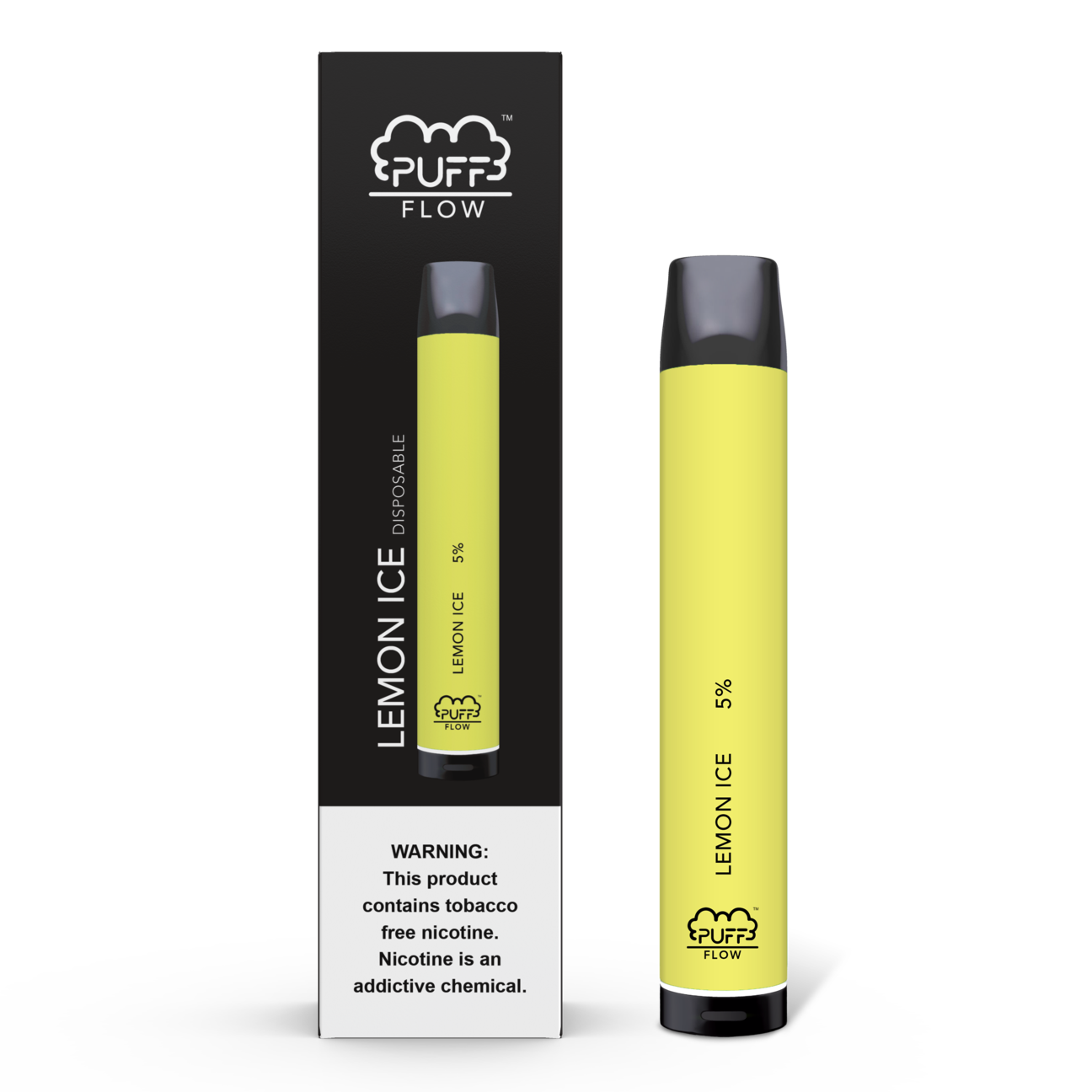 Puff Flow 1800 Puffs Disposable Vape Device Lemon Ice