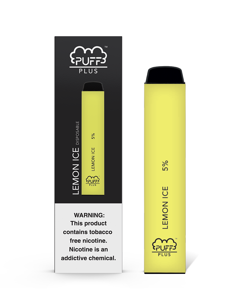 Puff Plus 800 Puffs Disposable Vape Device Lemon Ice