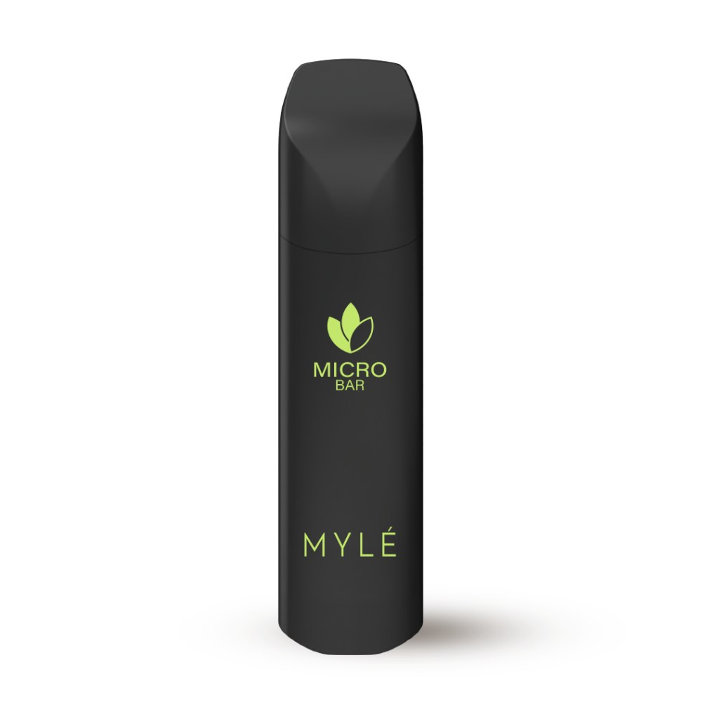 MYLE MICRO BAR 1500 PUFFS DISPOSABLE VAPE DEVICE Kiwi Dragon Berry ( ZERO NICOTINE )