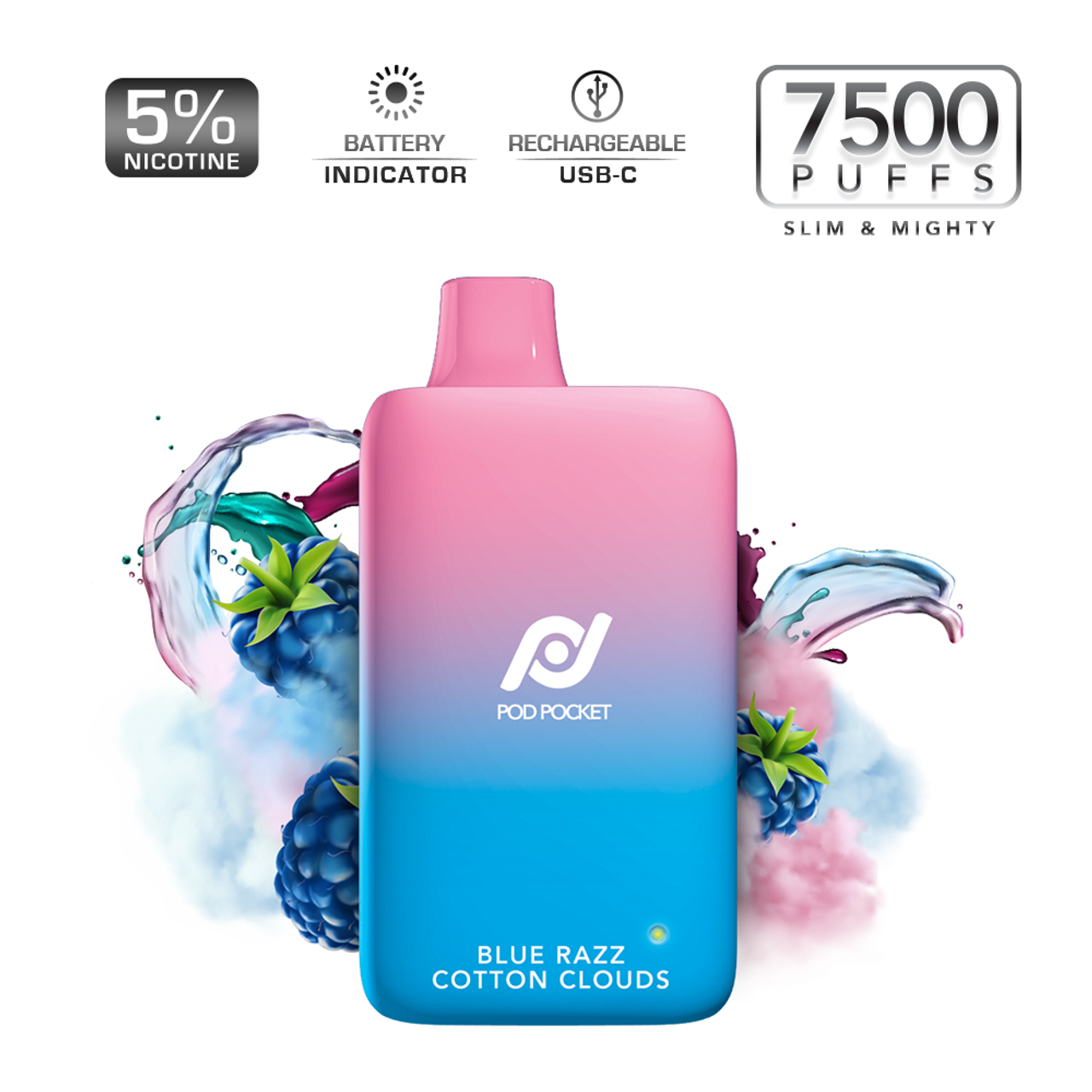 Pod Juice Pod Pocket 7500 Puffs Disposable Vape Device
