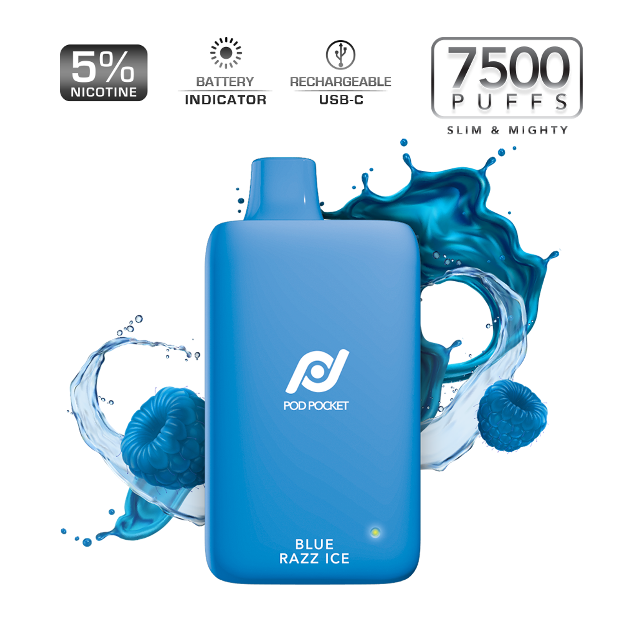 Pod Juice Pod Pocket 7500 Puffs Disposable Vape Device