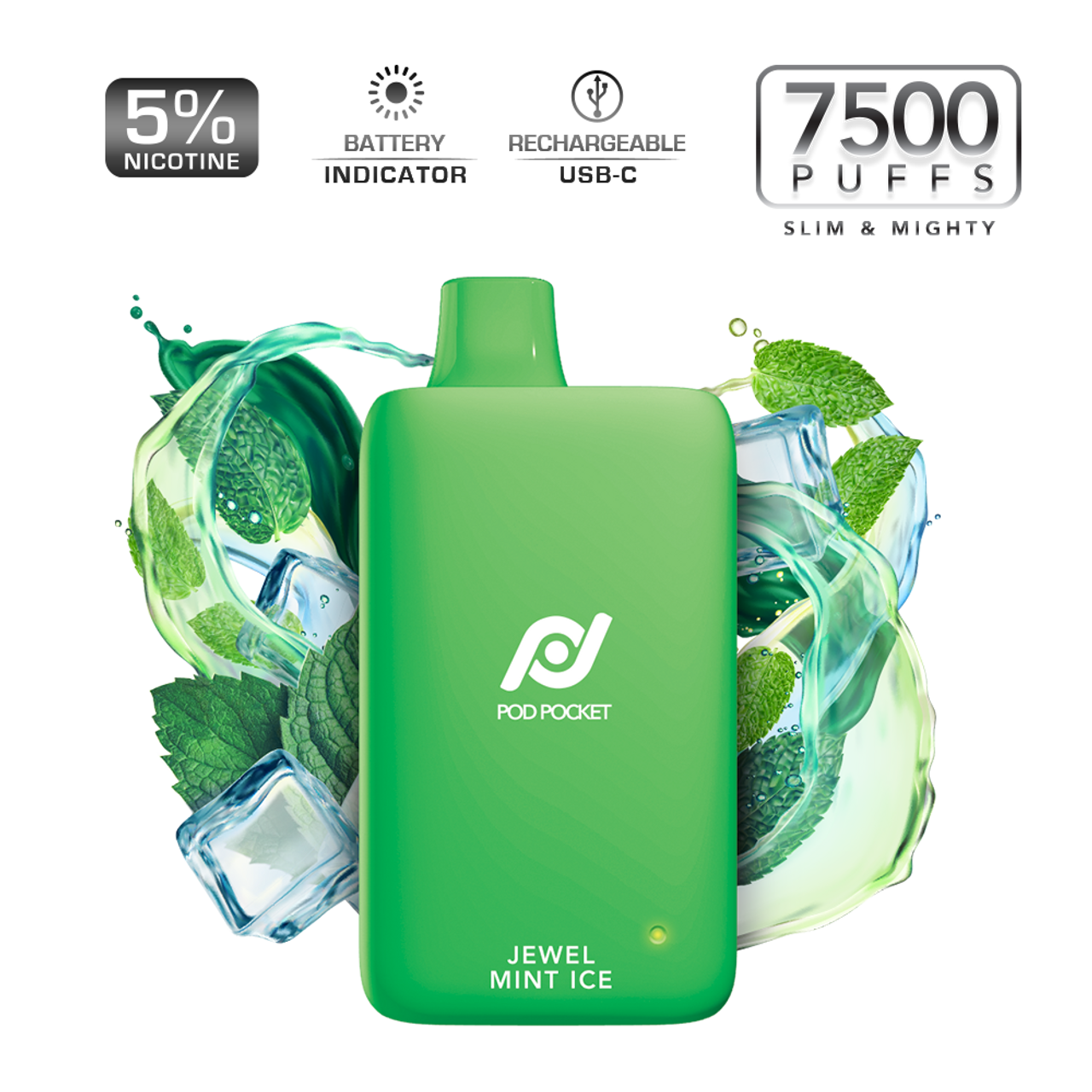 Pod Juice Pod Pocket 7500 Puffs Disposable Vape Device