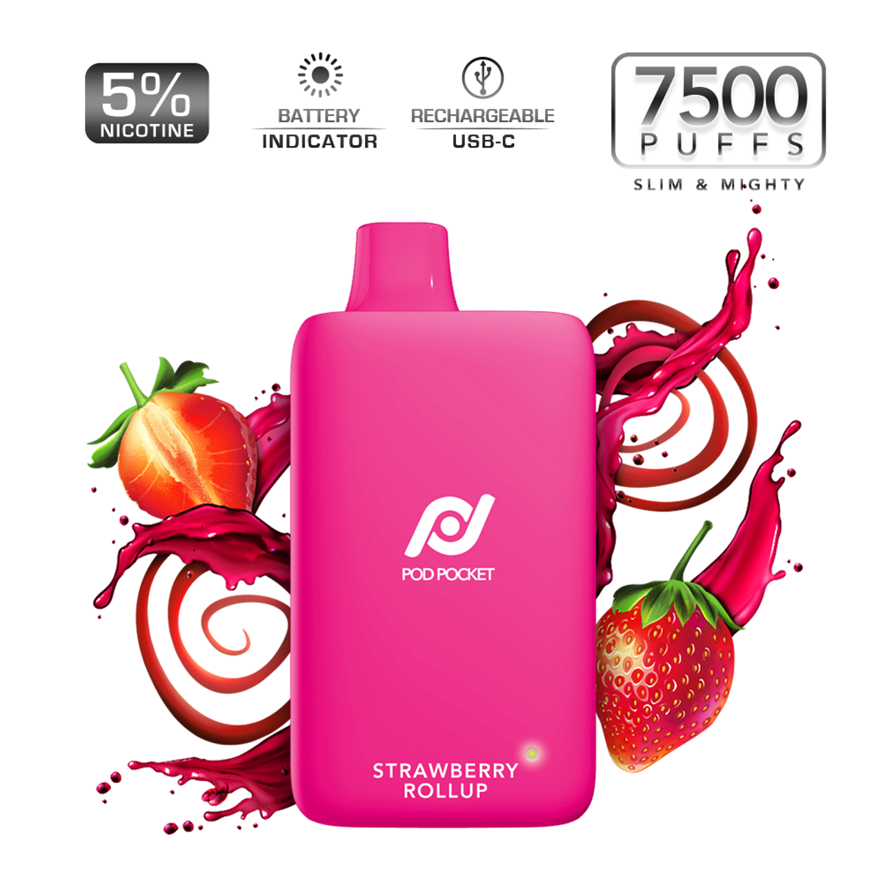 Pod Juice Pod Pocket 7500 Puffs Disposable Vape Device