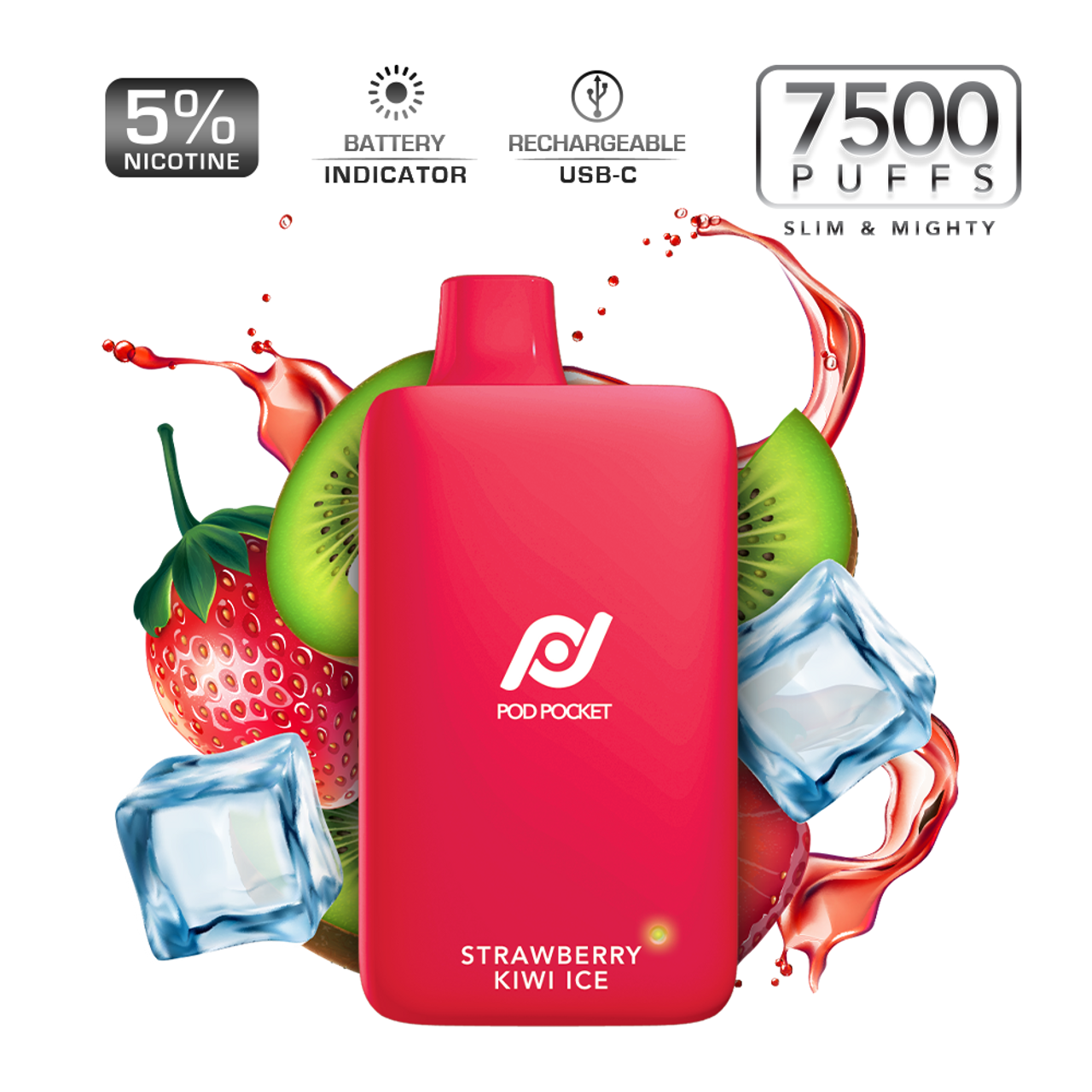 Pod Juice Pod Pocket 7500 Puffs Disposable Vape Device