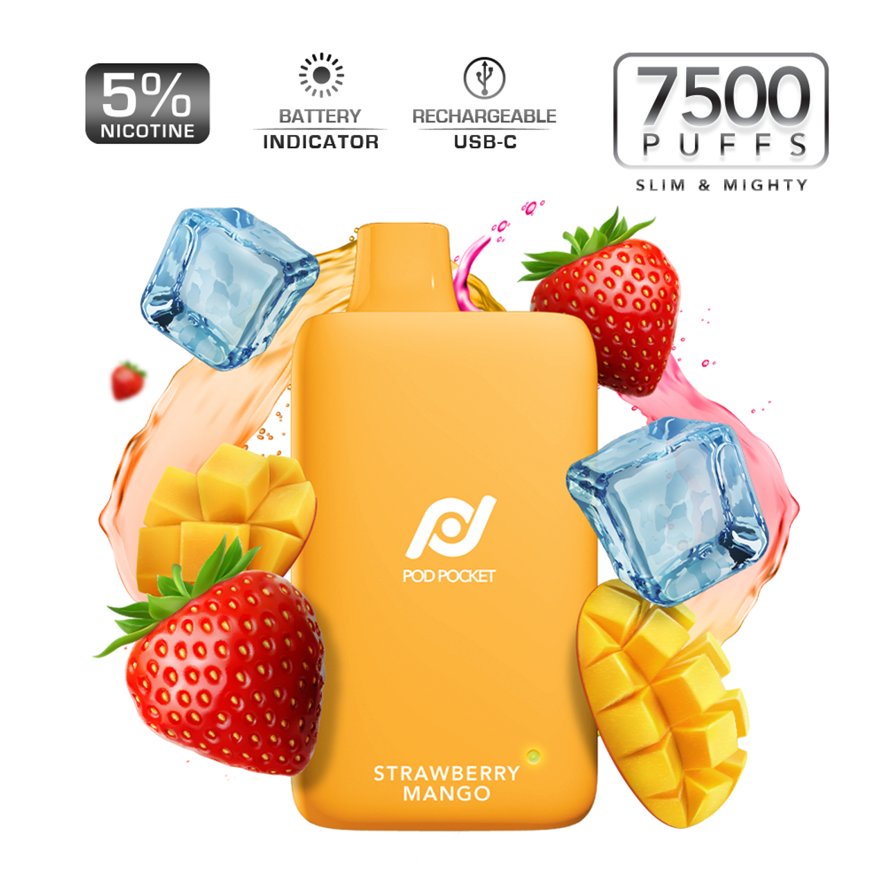 Pod Juice Pod Pocket 7500 Puffs Disposable Vape Device