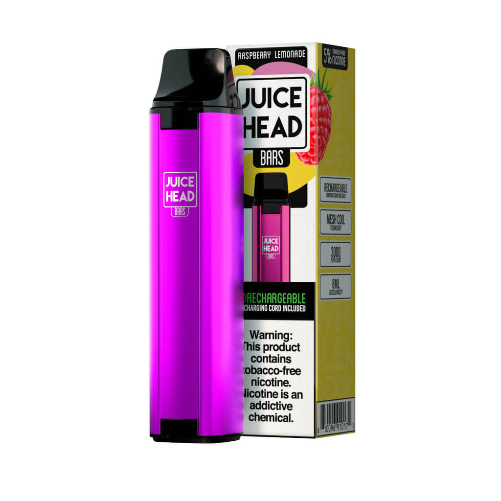Juice Head Bars 3000 Puffs Disposable Vape Raspberry Lemonade